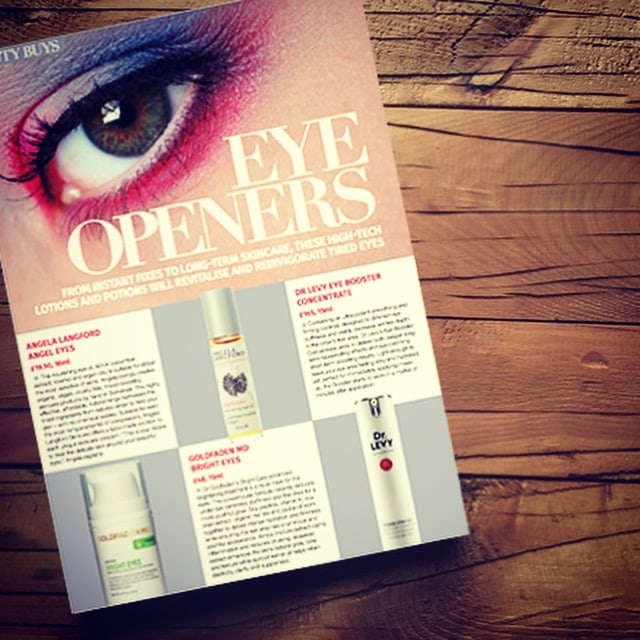 Marina Magazine loves natural eye oil Angel Eyes by Angela Langford Skincare